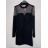Šaty elegantní dlouhý rukáv dámske (S/M ONE SIZE) TALIANSKA MÓDA IMPBB23C31474