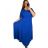 Šaty plesové dlouhé elegantní společenské krátký rukáv dámské nadrozměr (XL/2XL ONE SIZE) ITALSKÁ MÓDA IMM2380736PL