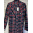 Šaty elegantní kabátkové s páskem dlouhý rukáv dámské (S/M ONE SIZE) ITALSKÁ MÓDA IMPGM235862/DUR červená S