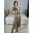 Šaty dlhé elegantné trblietavé s flitrami bez rukávov dámske (S/M ONE SIZE) TALIANSKA MÓDA IMPBB23B24183