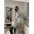 Cardigan pletený dlouhý rukáv dámský (M/L ONE SIZE) ITALSKÁ MÓDA IMD23559/DUR -   smetanová,   M/L
