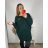 Sveter oversize dlhý rukáv dámsky nadrozměr (4XL/5XL/6XL ONE SIZE) TALIANSKÁ MÓDA IMHMS23LUXURY/DU