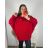 Sveter oversize dlhý rukáv dámsky nadrozměr (4XL/5XL/6XL ONE SIZE) TALIANSKÁ MÓDA IMHMS23LUXURY/DU