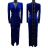 Šaty elegantný dlhý rukáv dámske (S/M ONE SIZE) TALIANSKA MÓDA IMPBB2324361