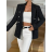 Sako elegantný dlhý rukáv dámske (S/M ONE SIZE) TALIANSKA MÓDA IMPGM2383061