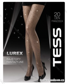 Pančuchové nohavice silonky dámske lurex 20DEN FRANCESCA (158-180) TESS TES23FRANCESCA