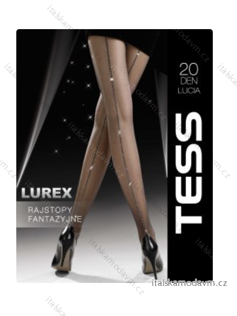 Punčocháče dámské LUREX 20DEN (158-180) TESS TES23LUCIA Černá 4