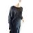 Svetr pletený oversize dlouhý rukáv dámský nadrozměr (XL/2XL ONE SIZE) TURECKÁ MODA TME24001/DR XL/2XL růžová