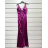 Šaty elegantní na ramínka dámské (S/M ONE SIZE) ITALSKÁ MÓDA IMPSH245551