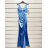 Šaty elegantní na ramínka dámské (S/M ONE SIZE) ITALSKÁ MÓDA IMPSH245551