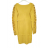 Šaty úpletové dlhý rukáv dámske (S/M ONE SIZE) MB21 IM619052/DR S/M horčicová