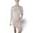 Šaty úpletové dlhý rukáv dámske (S/M ONE SIZE) MB21 IM619052/DR S/M horčicová