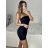 Šaty elegantní carmen dámské (S/M ONE SIZE) ITALSKÁ MÓDA IMPBB2331345