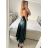 Šaty dlhé elegantné na ramienka dámske (S/M ONE SIZE) TALIANSKA MODA IM323013/DU   vínová
   S/M