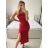 Šaty elegantné na ramienka dámske (S/M ONE SIZE) TALIANSKA MÓDA IMPBB23B24229
