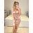Šaty dlouhé společenské na ramínka dámské (S/M ONE SIZE) ITALSKá MODA IM3236537/DU S/M čierna