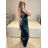 Šaty spoločenské dlhé bez rukávu dámske (S/M ONE SIZE) TALIANSKA MÓDA IM323080
