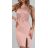 Šaty elegantní plesové bez rukávu dámské (S/M ONE SIZE) ITALSKá MóDA IMHMS23086/DU S/M vínová