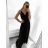 Šaty spoločenské dlhé elegantné dámske (S/M ONE SIZE) TALIANSKA MÓDA IMHMS24SILVIA
