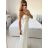 Šaty dlhé elegantné spoločenské na ramienka dámske (S/M ONE SIZE) TALIANSKA MÓDA IMPBB23B23376