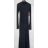 Šaty elegantný dlhý rukáv dlhé dámske (S/M ONE SIZE) TALIANSKA MÓDA IMPBB24B24645
