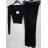 Súprava sukne dlhá a croptop dlhý rukáv dámska (S/M ONE SIZE) TALIANSKA MÓDA IMPBB24Z58244