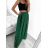 Sukňa maxi dlhá v páse na žabičkovanie dámska (S/M/L ONE SIZE) TALIANSKA MÓDA IMHMS23088/dur -   červená -   M / L