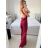 Šaty dlhé letné elegantné bez rukávov dámske (S/M ONE SIZE) TALIANSKA MÓDA IMPBB232L9618