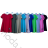 Šaty letné krátky rukáv dámske (S/M/L ONE SIZE) TALIANSKA MÓDA IMD24014