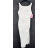 Šaty elegantní bez rukávu dámské (S/M ONE SIZE) ITALSKÁ MÓDA IMPBB24D231373