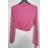 Top croptop dlouhý rukáv dámský (S/M ONE SIZE) ITALSKÁ MÓDA IMPBB24C32063