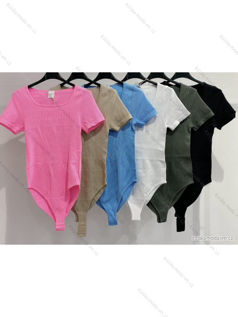 Body krátky rukáv dámske (S/M ONE SIZE) TALIANSKA MÓDA IMPMD2490003
