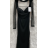Šaty dlhé spoločenské dlhý rukáv dámske (S/M ONE SIZE) TALIANSKA MÓDA IMPMD2431361
