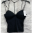 Croptop na ramínka dámský (S/M ONE SIZE) ITALSKÁ MÓDA IMPMD243105L