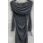 Šaty elegantný carmen  dámske (S/M ONE SIZE) TALIANSKA MÓDA IMPMD2431555L