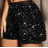 Kraťasy šortky trblietavé s flitrami dámske (S/M ONE SIZE) TALIANSKA MÓDA IMPMD2418009S