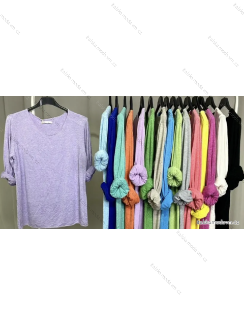Tunika dlhý rukáv dámska (S/M/L ONE SIZE) TALIANSKA MÓDA IMPLP2412020060