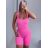 Overal krátký na ramínka dámský (S/M ONE SIZE) ITALSKÁ MÓDA IMM24M9005