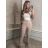 Body elegantné na ramienka dámske (S/M ONE SIZE) TALIANSKA MÓDA IMM24M30447