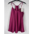 Top tílko na ramínka dámské (S/M ONE SIZE) ITALSKÁ MÓDA IMPBB23F1664B