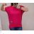 Tričko prodloužené oversize krátký rukáv dámská nadrozměr (2XL/3XL/4XL ONE SIZE) ITALSKÁ MÓDA IMC22PIERA/DU oranžová  2XL/3XL
