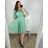 Šaty krátké společenské krátký rukáv dámské nadrozměr (XL/2XL ONE SIZE) ITALSKÁ MÓDA IMPSH2480707