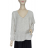 Svetr pletený dlouhý rukáv dámský (S/M ONE SIZE) ITALSKÁ MÓDA IMPSH231630/DR -   Černá -   S/M