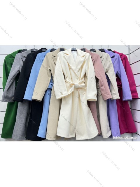 Kabát slabý dlhý rukáv dámsky (S/M ONE SIZE) TALIANSKA MÓDA IMWCP24037