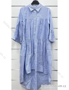 Šaty košeľové dlhý rukáv dámske (S/M/L ONE SIZE) TALIANSKA MÓDA IMWCP24063