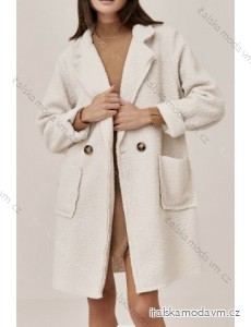 Kabát baránok dlhý rukáv dámsky (S/M/L ONE SIZE) TALIANSKA MÓDA IMWCH24018