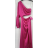 Šaty elegantný dlhý rukáv dlhé dámske (S/M ONE SIZE) TALIANSKA MÓDA IMPBB24B23843