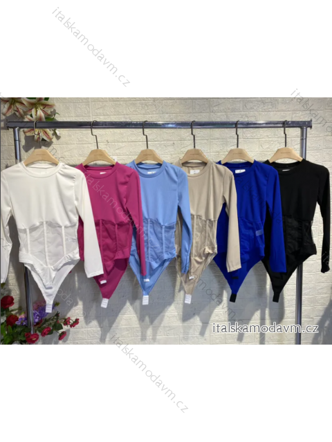 Body dlhý rukáv dámske (S/M ONE SIZE) TALIANSKA MÓDA IMPGM2411243