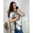 Tunika krátký rukáv dámské nadrozměrné (¨2XL/3XL/4XL ONE SIZE) TURECKÁ MODA TM923TUNIKABA