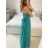 Šaty dlhé spoločenské na ramienka dámske (S/M ONE SIZE) TALIANSKA MÓDA IMPSH2480878
